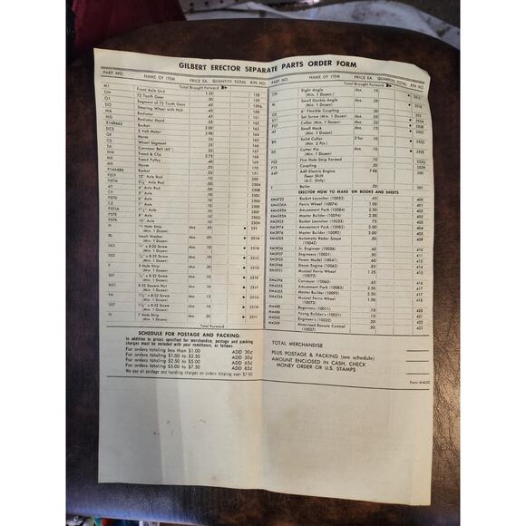 Vintage Gilbert No. 10042 Erector Automatic Radar-Scope Set - Picture 8 of 8